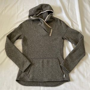 Women's Gray Hooded Top